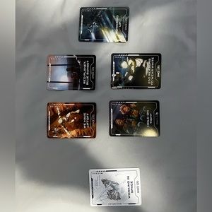 220 space cards (walking in space) limited edition collectible